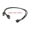 Duttek Cable divisor de cabecera USB de 10 pines para_2