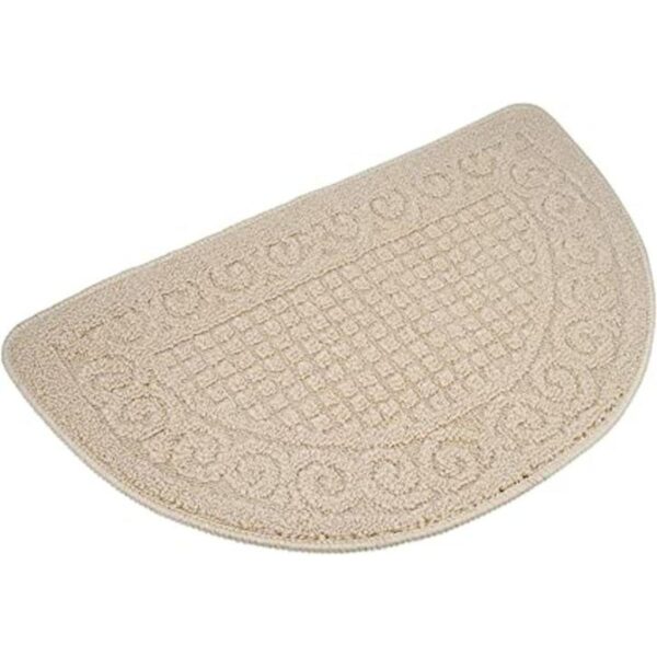 Olpchee Tapete semicircular antiderrapante para cocina