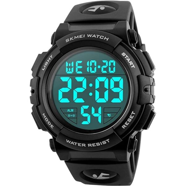 Reloj de pulsera digital con esfera grande para hombre_1
