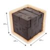 Rompecabezas original de madera en 3D de Sharp Brain Zone._3