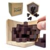 Rompecabezas original de madera en 3D de Sharp Brain Zone._4