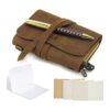 Funda para pasaporte de piel con diario de viajes_1