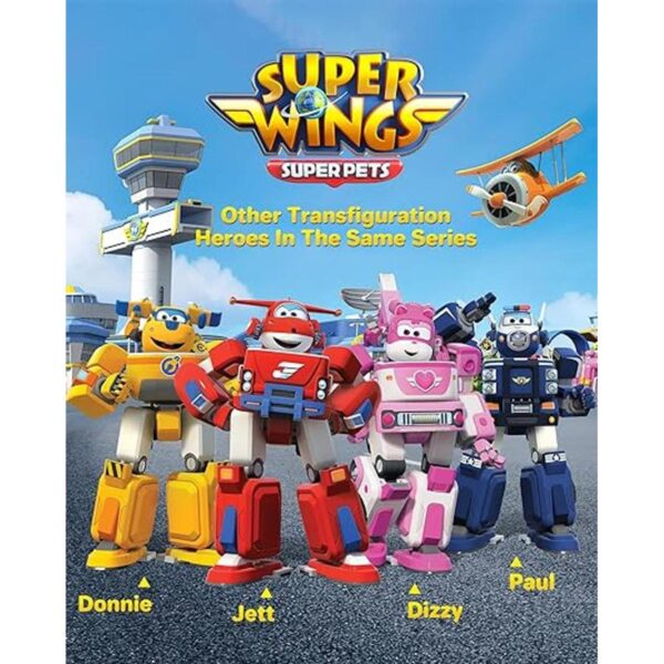 Super Wings Remolque de rescate de 7 pies con mini figura_4
