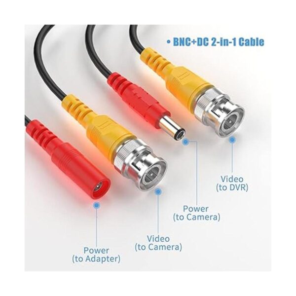 Cable de extensión BNC de vídeo y alimentación DC 2 en 1_2