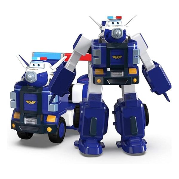 Super Wings Pauls Police Cruiser de 7 pulgadas con figura_1