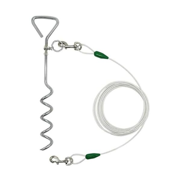 Petest Cable reflectante de amarre para perros de hasta