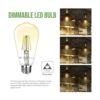 LE ST64 E26 Bombillas LED Edison vintage regulables 4