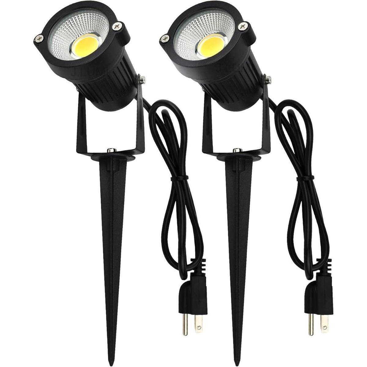 J.LUMI foto de luz LED para exteriores con estaca para el