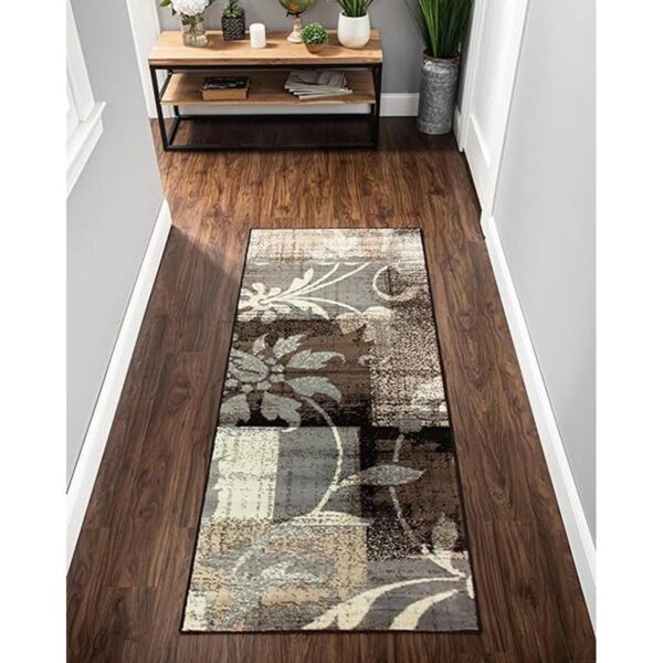 SUPERIOR alfombra de área con diseño a lunares multicolor_1