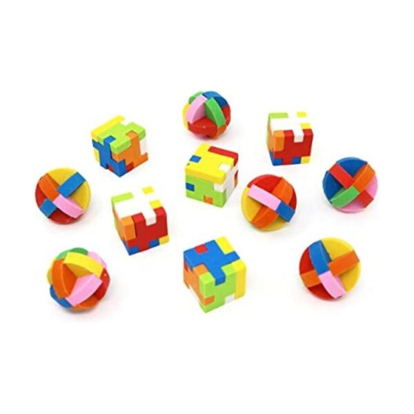 Big Mos Toys Borradores de rompecabezas bolsa de regalo
