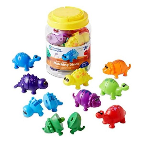 Learning Resources SnapnLearn Matching Dinos Juguete de_1