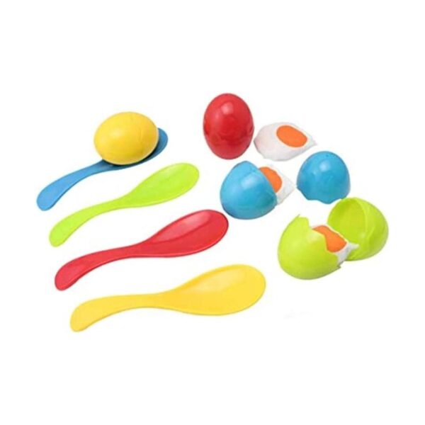 BOHS Juego de carreras de huevo y cuchara con yema Juegos_1