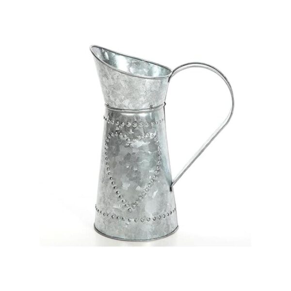 Hosley Jarra decorativa galvanizada de 9.25 pulgadas de_4