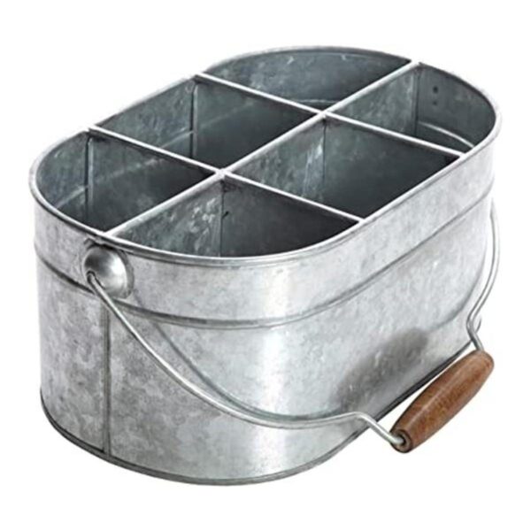 Hosley s Carrito galvanizado para utensilios de cocina_1