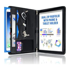 STYLIO carpeta portafolios con cremallera organizador de_1