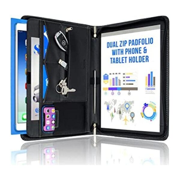 STYLIO carpeta portafolios con cremallera organizador de_1