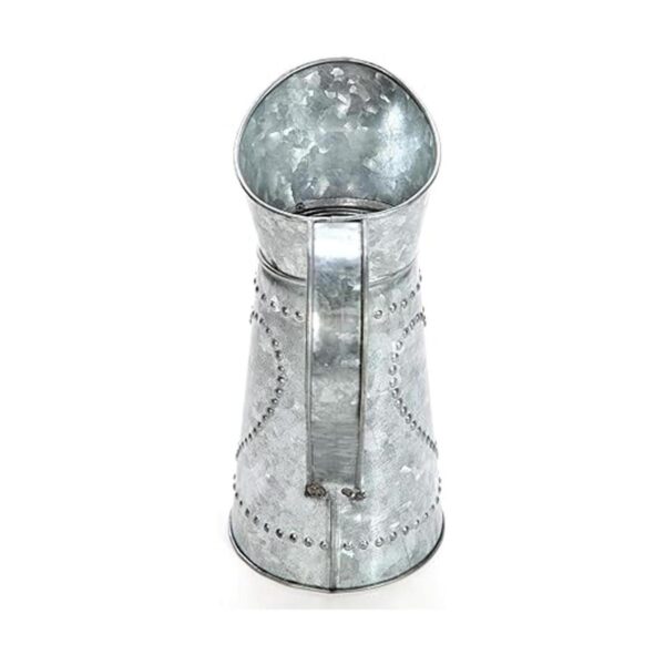Hosley Jarra decorativa galvanizada de 9.25 pulgadas de_6