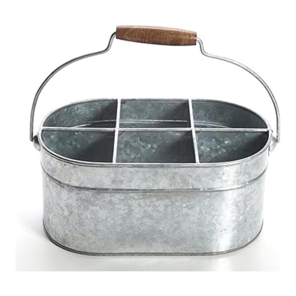 Hosley s Carrito galvanizado para utensilios de cocina_2