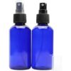 Botellas de espray de niebla fina de plástico azul de 4