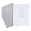 FLUYTCO Libro de votos de boda Keepsakes juego de 2_1