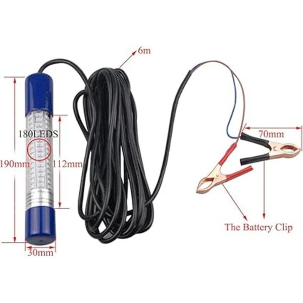 JL Sport Luz de pesca submarina 12 V24 V super brillante