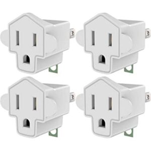 JACKYLED Clavija convertidora de 3 a 2 navajas adaptador_1