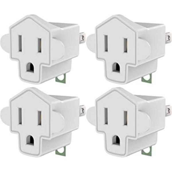 JACKYLED Clavija convertidora de 3 a 2 navajas adaptador_1