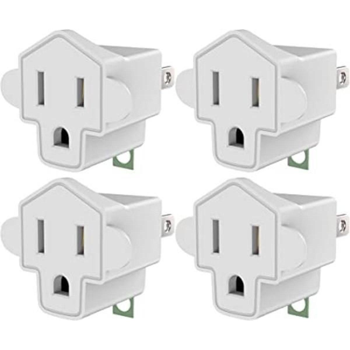 JACKYLED Clavija convertidora de 3 a 2 navajas adaptador