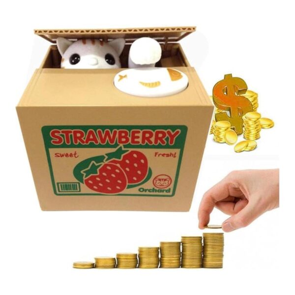 HmiLU Caja de dinero para robar monedas de centavos