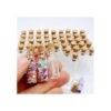 Botellas pequeñas de cristal transparentes de 0.0 fl oz