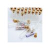 Botellas pequeñas de cristal transparentes de 0.0 fl oz