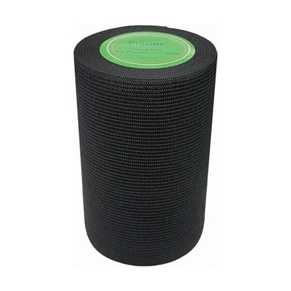Tejido elástico de 4 pulgadas de ancho color negro_5