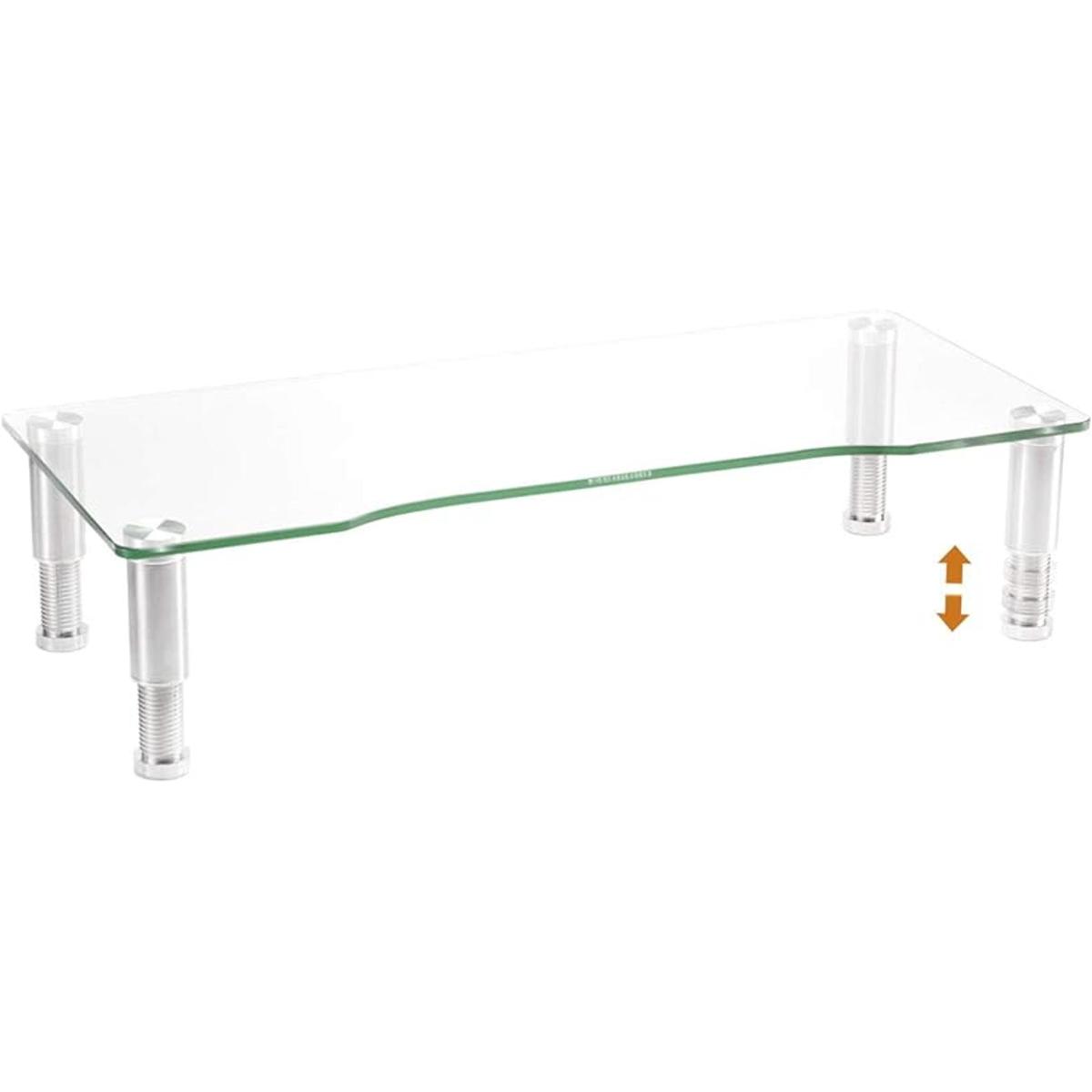 Elevador de monitor de computadora transparente con altura