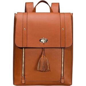 Estarer Mochila de piel sintética para mujer de 15.6_1