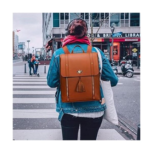 Estarer Mochila de piel sintética para mujer de 15.6_2