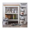 Paw Prints Tin Treat Container Bulldog