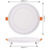 BOLXZHU Luces de techo LED redondas de doble color_2
