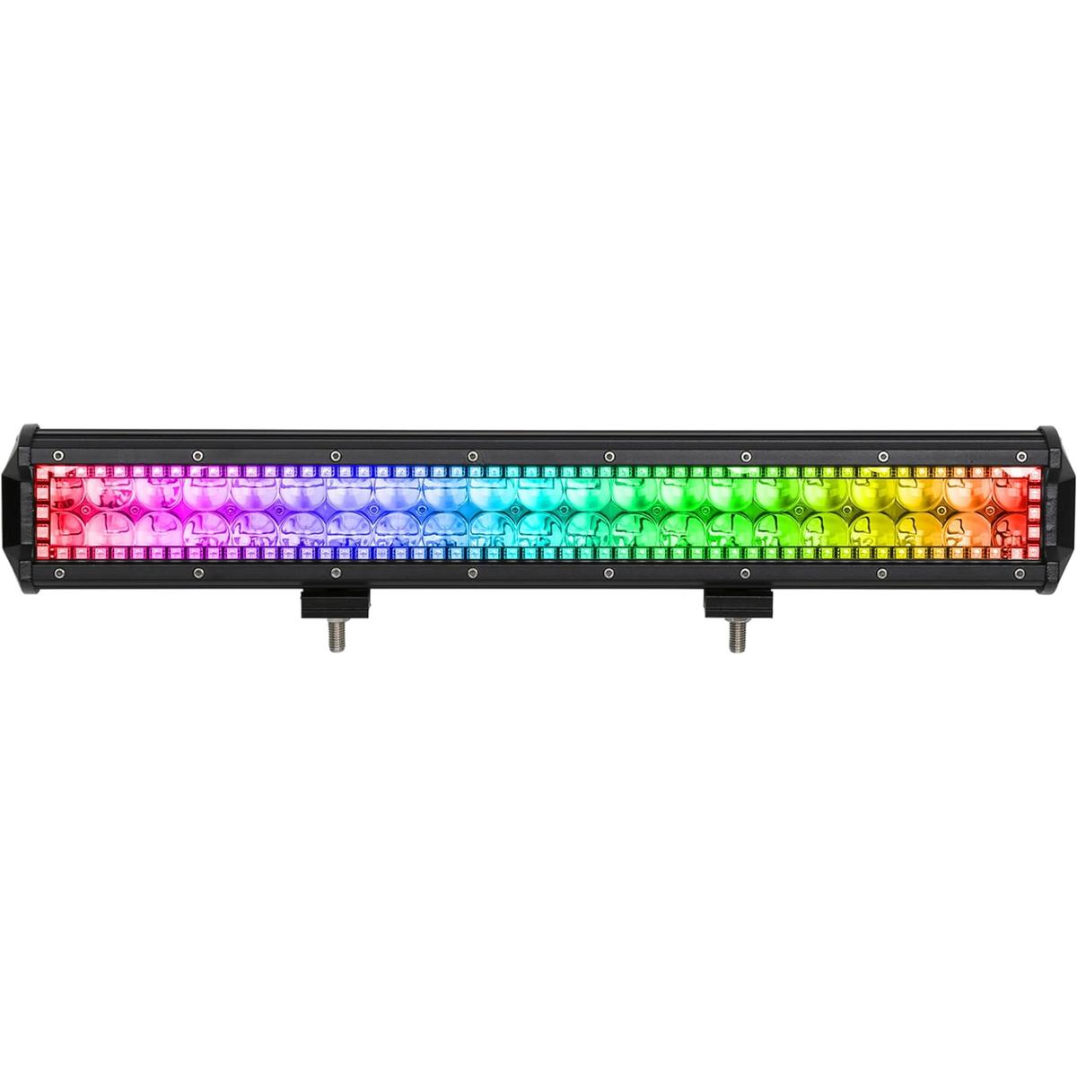 Nicoko Barra de luz led con halo secuencial cambiante de