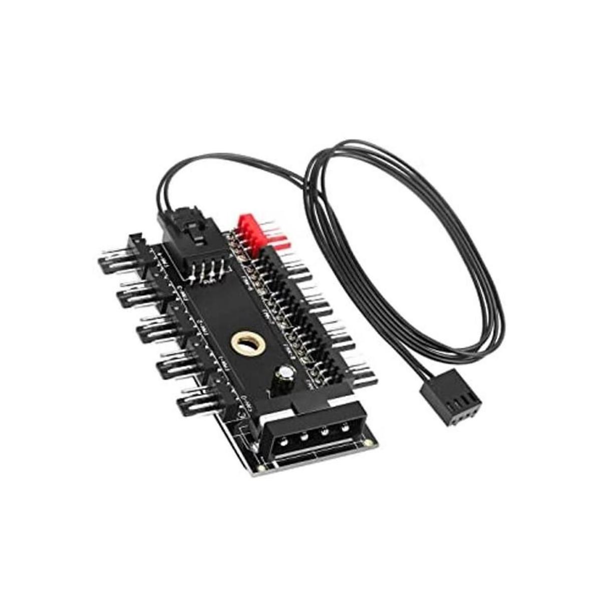 Electop Hub de ventilador de chasis de PC concentrador de