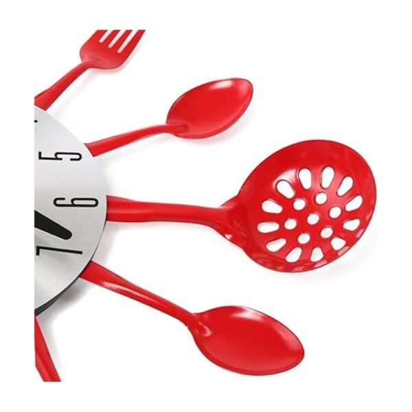 Cigera Reloj de pared de cubiertos de cocina de 14