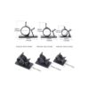 Rustark 100 clips de cable autoadhesivos ajustables de 3_2