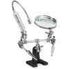 RamPro soporte con lupa de mano y cuello flexible con luz