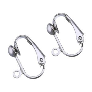 Bememo Paquete de 36 convertidores de aretes con clip con