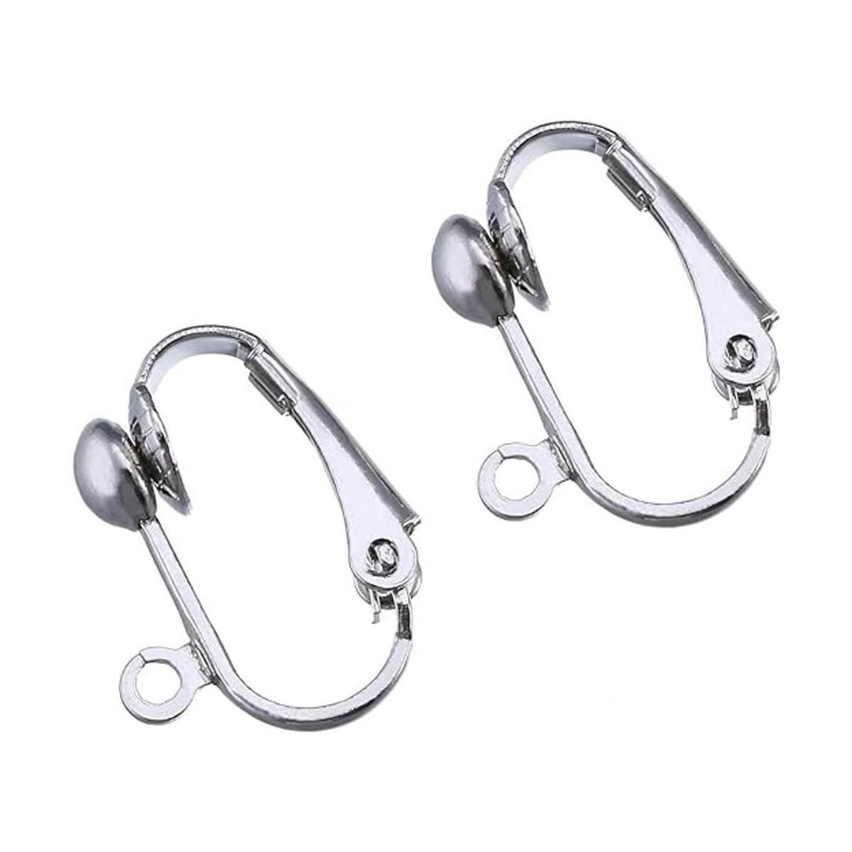 Bememo Paquete de 36 convertidores de aretes con clip con