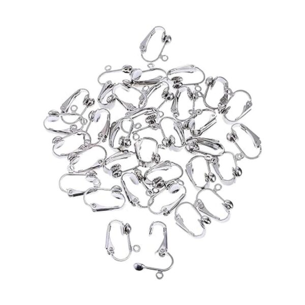 Bememo Paquete de 36 convertidores de aretes con clip con