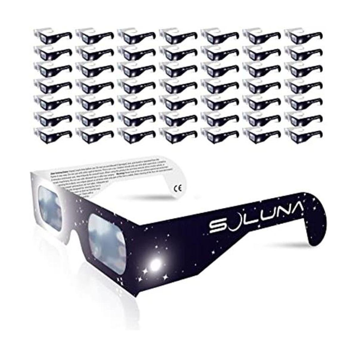 Soluna Gafas solares para eclipse certificadas CE y ISO