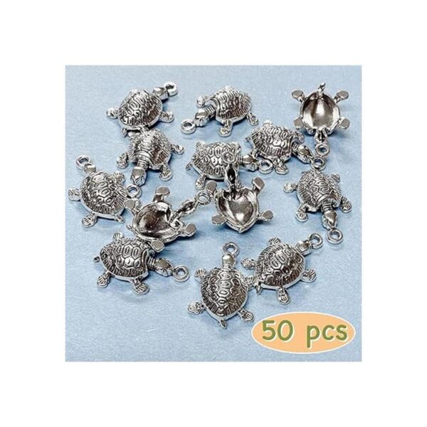 Cuentas de tortuga con dije de mar para hacer joyas_5