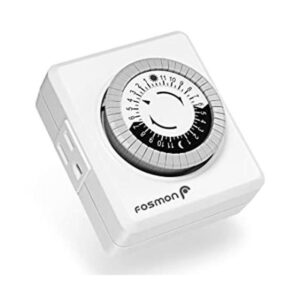 Fosmon Temporizador mecánico de 24 horas para interior_1