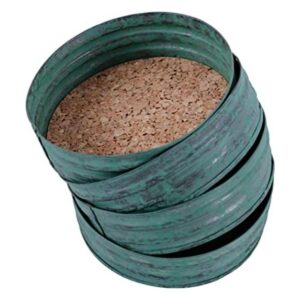 GoCraft Posavasos de corcho con tapa para tarro de masón_1