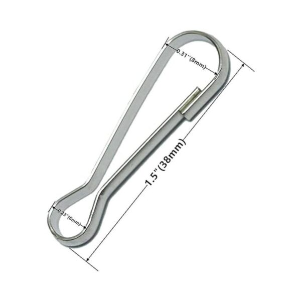 INNETOC 100 ganchos de resorte de metal de 1 12 1.496_5